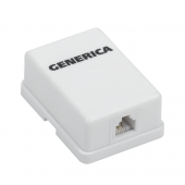 Розетка инф. настенная RJ12 кат. 3 UTP 1 порт GENERICA