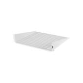 Полка фронтальная TLK, 19", 2U, глубиной 400мм, крепеж в комплекте, серая