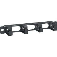 ITK Каб. орг. 10" 1U 4 кольца для шкафа 10" LINEA WS черный