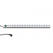 Блок розеток, 18 розеток с выключателем (длина 915 мм) (LZ-231) (Schuko)