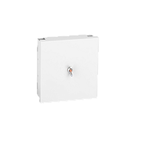 Оптический кросс NIKOMAX Essential Line, настенный, укомплектованный на 4 порта FC/UPC (4 одинарных FC/UPC адаптера), SM 9/125 OS2, стальной, серый, в