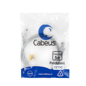 Патч-корд U/UTP, категория 5е, 2xRJ45/8p8c, неэкранированный, серый, PVC, 1м