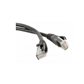 Патч-корд U/UTP, Cat.5е, LSZH, 0.3 м, черный