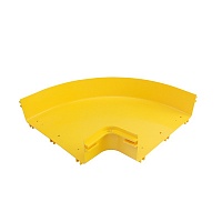 Горизонтальный поворот 90° оптического лотка 100х360 мм