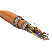ITK Кабель RS-485 2х2х0,64 Кнг(А)-FRLS оранжевый (200м)