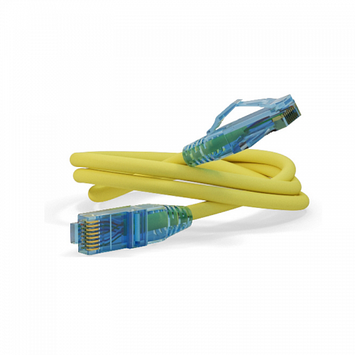 Hyperline PC-LPM-UTP-RJ45-RJ45-C6-1.5M-LSZH-YL Патч-корд U/UTP, Cat.6, LSZH, 1.5 м, желтый