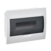 Корпус пластиковый ЩРВ-П-12 черн. прозр. дверь IP41 GENERICA