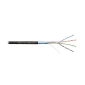 Кабель Суприм F/UTP, 4 пары, Кат.5e (Класс D), 100 МГц, AWG 24, универсальный, LSZH нг(A)-HF, до - 40°С, черный, катушка 305 м