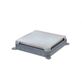 Металлическая коробка с фиксаторами ZEO-B1 под заливку для люка Q2 