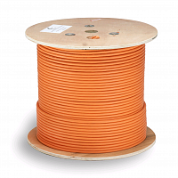 Кабель витая пара экранированная FTP (F/UTP), категория 6, 4 пары (23 AWG), одножильный (305 м)