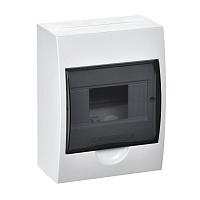 Корпус пластиковый ЩРН-П-6 черн. прозр. дверь IP41 GENERICA