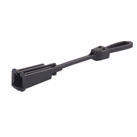 Зажим натяжной NIKOMAX для плоского кабеля, пластиковый, максимальный размер кабеля 5x12 мм, максимальная рабочая нагрузка 0.6 кН