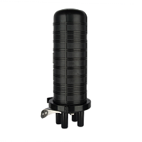 Муфта оптическая NIKOMAX, 48 волокон, тупиковая, 4 ввода/вывода, с вводом для транзитной петли,  с термогерметизацией вводов, c комплектом для крепежа