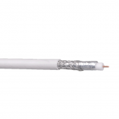 ITK Каб. коаксиальный RG6, 75 Ом, FPE, ПВХ, бел. (305м)