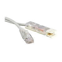 Патч-корд 110 тип - RJ-45, 2 пары, Cat.5е, 1м