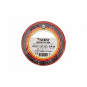 ССД KR-09-2604 Изолента ПВХ KRANZ 0.13х15 мм, 20 м, красная упаковка 10 роликов