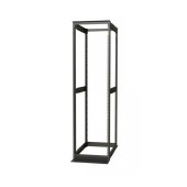 Открытая стойка 19-дюймовая (19"), 42U, высота 2070 мм, двухрамная, ширина 550 мм, глубина регулируется 600-850 мм, цвет черный (RAL 9005)