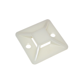 Площадка самоклеящаяся 20х20 белая под хомуты (20шт) IEK