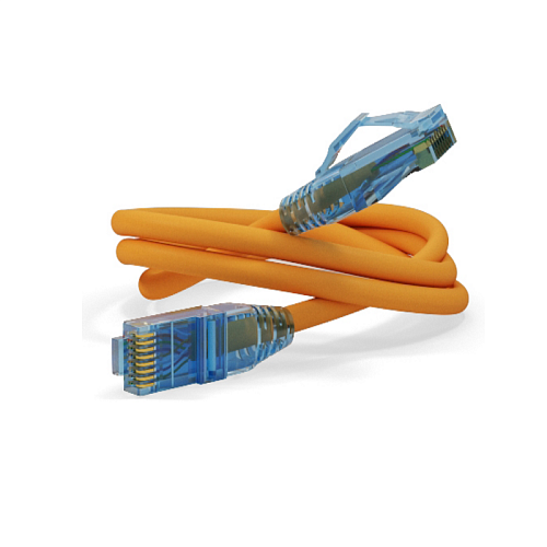 Hyperline PC-LPM-UTP-RJ45-RJ45-C6-3M-LSZH-OR Патч-корд U/UTP, Cat.6, LSZH, 3 м, оранжевый