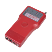 Cabeus CT-SLT-5-1 Тестер для витой пары, коаксиала, телефона, USB, 1394 (батарея в комплекте, светодиод состояния)