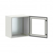 Корпус навесной STE с М/П с прозрачной дверью ВхШхГ 600x600x400 мм
