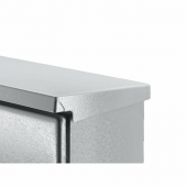 SZ Дождевая крыша RAL7035 391x25x235mm