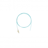 Шнур NIKOMAX волоконно-оптический, монтажный, многомодовый 50/125мкм, стандарта OM3, LC/UPC, полимерный материал нг(A)-HF, 0,9мм, аква, 1,5м, уп-ка 2ш