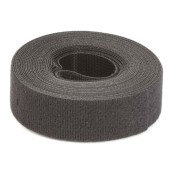 Хомут многоразовый, мягкий, на тканевой основе шириной 16мм, в рулоне  5м, черный