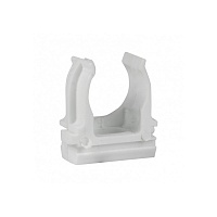 Крепеж-клипса d16 мм (10шт) белая EKF-Plast
