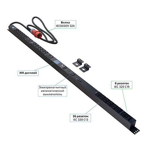 SMART-PDU-32-3P-36C13-6C19-I309-M
