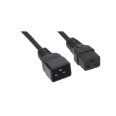 Кабель питания IEC 320 C19 - IEC 320 C20 (3x1.5), 16A, прямая вилка, 1.8м