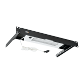 Блок освещения TLK, 19", 1U, выдвижной, Г255мм, черный