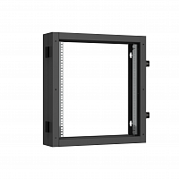 Пристенная поворотная секция TLK 19", 12U, Ш600хВ636хГ156мм, 1 пары L-образных монтажных направляющих, черный RAL 9005.
