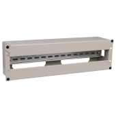 ITK Панель электрораспределительная 3U с DIN-рейкой серая