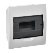 Корпус пластиковый ЩРВ-П-8 черн. прозр. дверь IP41 GENERICA