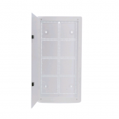 Шкаф настенный с передними петлями, для скрытого монтажа, 28"(711.2) x 365.1 х 100.6 мм (ВхШхГ), белый