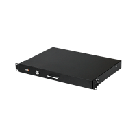 Полка под клавиатуру выдвижная TLK, 19", 1U, Ш432хГ300мм, черная