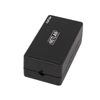 Кабельный соединитель NETLAN IDC-IDC, Кат.5e (Класс D), 100МГц, 110/KRONE, T568A/B, неэкранированный, черный, уп-ка 10шт.