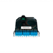 Кассета NIKOMAX волоконно-оптическая, для MTP/MPO кросса, 1 слот, одномодовая 9/125 мкм, стандарта OS2, 1xMTP/male - 12xLC/UPC, полярность А, премиум,