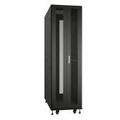 Шкаф серверный телекоммуникационный 19" напольный для распределительного и серверного оборудования 42U 600x1200mm передняя и задняя двойные перфориров