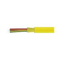Волоконно-оптический внутриобъектовый кабель Distribution, плотный буфер, SM 9/125, 2В, LSZH нг(А)-HF, цвет желтый