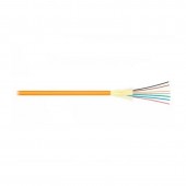 Кабель NIKOLAN волоконно-оптический, 8 волокон, многомодовый 50/125мкм, стандарта ОМ2, внутренний, распределительный, с плотным буфером, LSZH нг(A)-HF