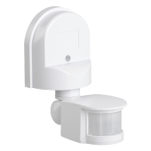 Датчик движения ДД 008 белый, макс. нагрузка 1100Вт, угол обзора 180град., дальность 12м, IP44, ИЭК