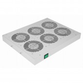 Вентиляторный модуль , 6 вентилятора с термодатчиком без шнура питания 35С ВМ-6-19" ССД