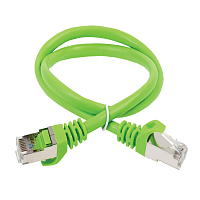 ITK Коммутационный шнур кат. 6 FTP PVC 0,5м зеленый