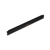 Панель заглушка NIKOMAX 19", 1U, на защелке, пластиковая, черная