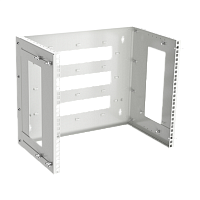 Рама настенная регулируемая 300-500мм 9U серая