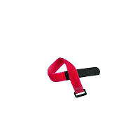Стяжка-липучка NIKOMAX с мягкой пряжкой, 150х12мм, для пучков до 35мм, красная, уп-ка 10шт.