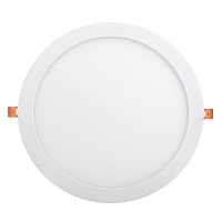 Светильник ДВО 1609 белый, круг LED 24Вт 4000 IP20 IEK