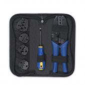 Набор инструментов ( инструмент обжимной для кабельных наконечников, отвертка, сменные  насадки 5 шт.  )